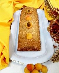 کیک نارگیل و زردآلو