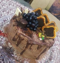 کیک به مناسبت سالگرد ازدواج حضرت علی و فاطمه