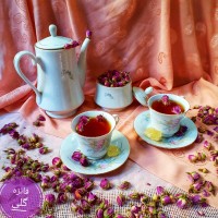 دمنوش گل محمدی چای عاشقانه