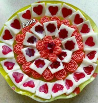 ژله ی رولی وقلبی