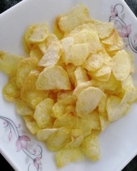 چیپس برای اولین بار درست کردم