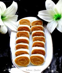 حلوای شیر رولتی