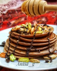 ورق بزنین؛دوستای گل پاپیونی بفرمایین پنکیک