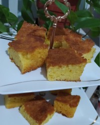 کیک زعفران وگلاب