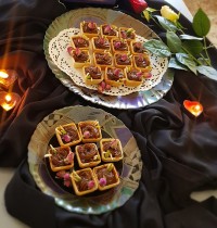 حلوا سه آرد با شیره خرما