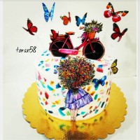 کیک تولدم وثبت هزارمین عکسم درپاییون