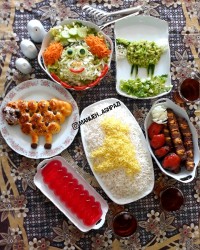 کباب کوبیده نگین دار در"عیدقربان"غمهایتان قربانی شادیهایتان