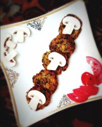 کوکو قارچ و سیب زمینی