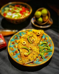 کوکو قارچ و سیب زمینی