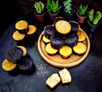 کاپ کیک ساده و شکلاتی