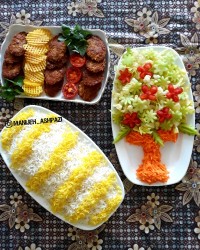 کتلت سیب زمینی خام