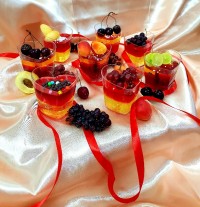 ژله ساده رنگی