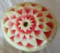 حکاکی هندوانه من اولین تجربه