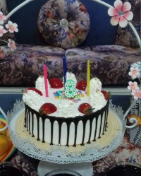 کیک تولدپسرم❤