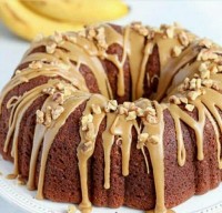 کیک کاکائویی موزی بارویه شیرعسلی ازآجی پوران