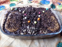 دسر موز و شکلات