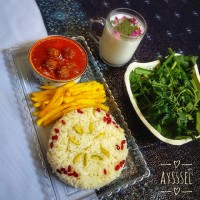 خورش قیمه با کوفته قلقلی