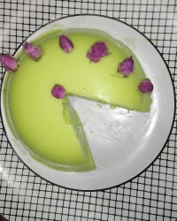 دسر ژله با ماست گوسفند
