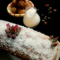 کیک نارگیل و گردو (لطفا ورق بزنید)