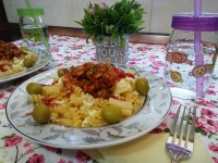 پاستا با سوسیس