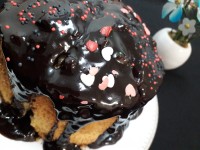 مینی کیک با سس شکلاتی