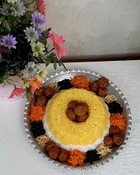 مرصع پلو با قلقلی