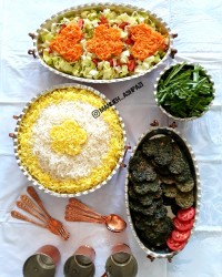 کوکوی سبزی با گردو
