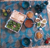 آبگوشت?نهار دو نفرمون بسی خوشمزه و عالی???❤