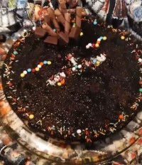 کیک با رویه گاناش