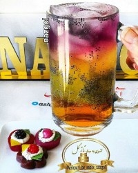 شربت کهکشانی نازگل (شربت چند رنگ)