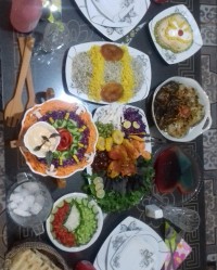 تزیین میز شام