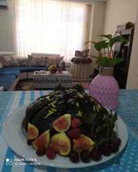 کیک خیس شکلاتی