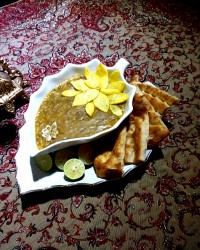 عدسی خوشمزه همراه باگلپر لیمو