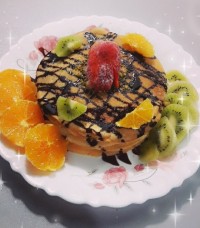 پنکیک، کیک زبرا، دسر از من دراوردی