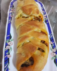 اشترودل گوشت و قارچ
