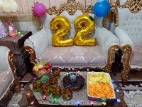 میز تولد 22 سالگی دخترم