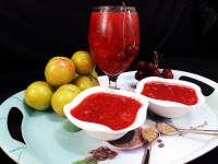 ترشک آلو وآلبالو