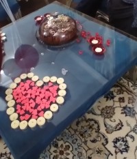 اینم کیک تولد برادر شوهر که توسط جاری عزیزم پخته شده