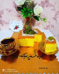 کیک پنبه ای ژاپنی (بدون پنیر)