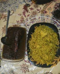 فسنجون ماهیچه بوقلمون و خوراک بوقلمون