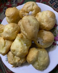 نان خامه ایی لقمه ایی در توستر