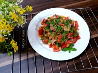 خوراک گوشت ساده ودستور سادش..