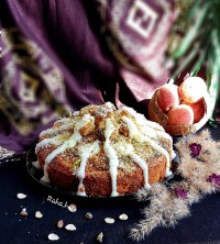 کیک نارگیلی با روکش کرم نارگیل