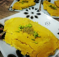 حلوا زنجبیلی و زعفرانی کفگیری