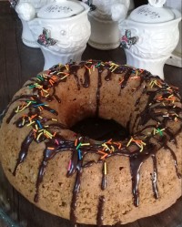 کیک قهوه و گردو??