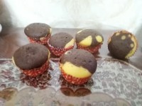 کاپ کیک دو رنگ