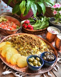 عدس پلوی شروین ناهار ظهر جمعه