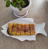 رولت خرما و تخم مرغ
