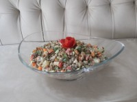 سالاد عدس فوق العاده خوشمزه