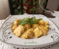 خوراک مرغ عربی (زعفرانی)